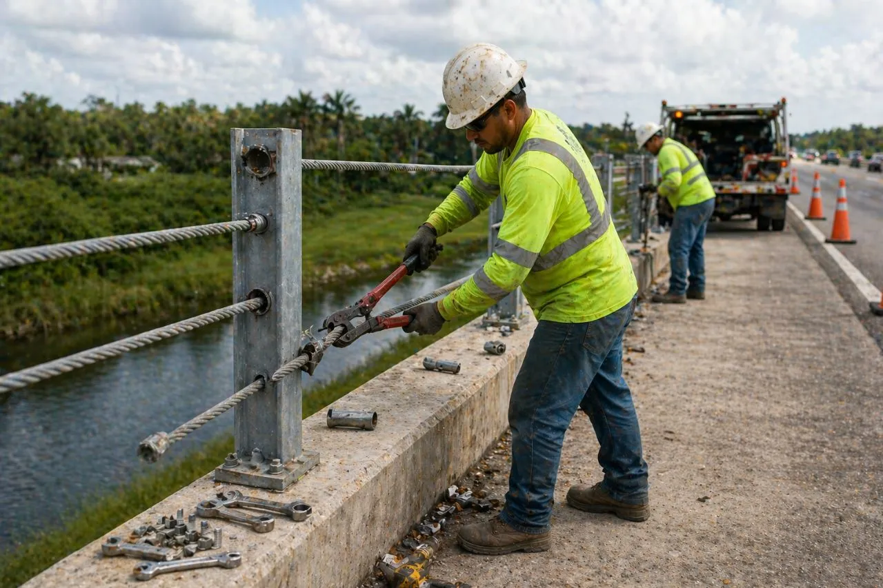 Cable rail removal services in Florida
